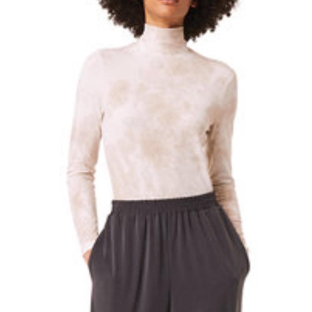 French Connection Zyne tie dye turtleneck top